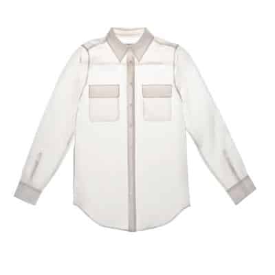 equipment white blouse spring capsule wardrobes