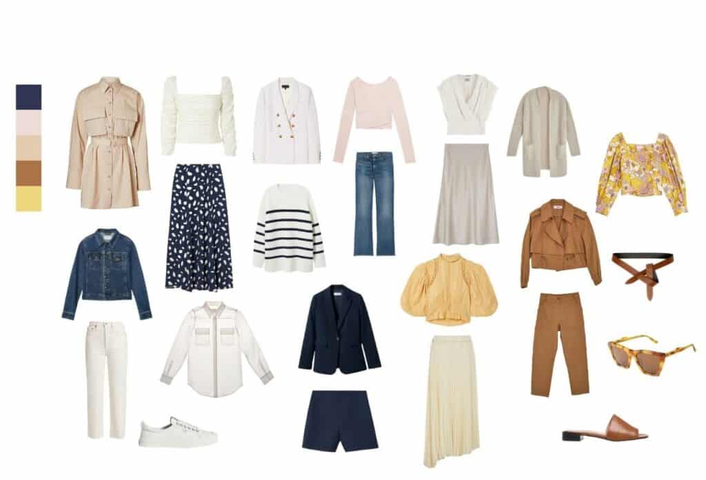 spring capsule wardrobe