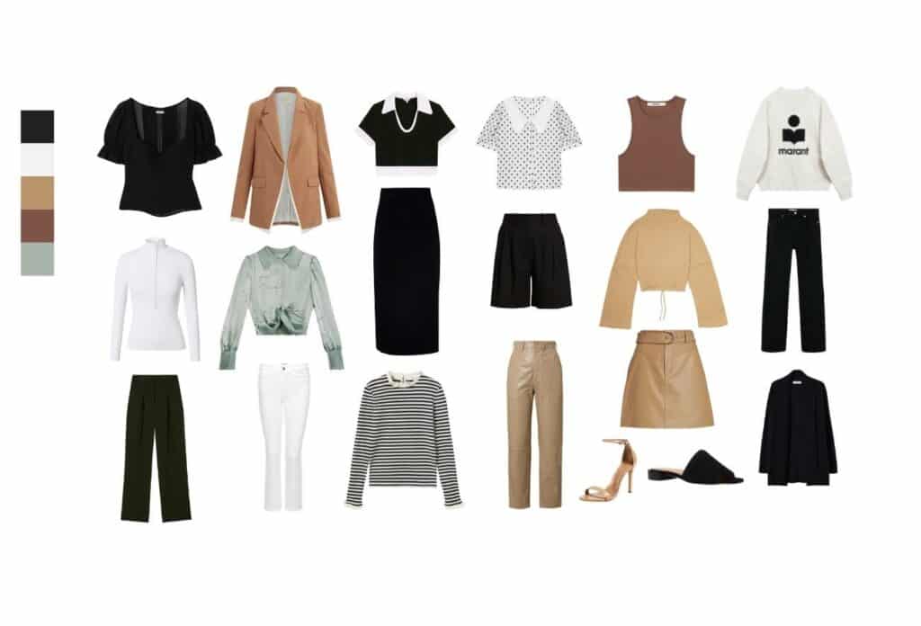 spring capsule wardrobe