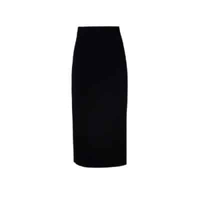 scanlan theodore micro crepe black skirt