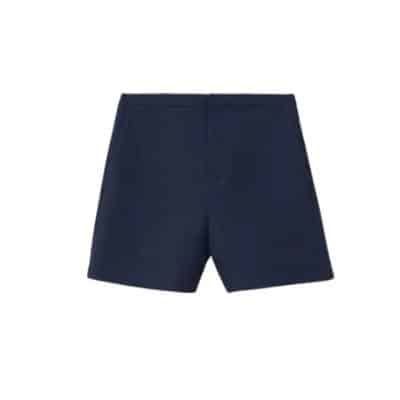 mango navy cotton shorts
