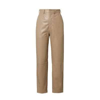 scanlan theodore leather highwaist trousers spring capsule wardrobe