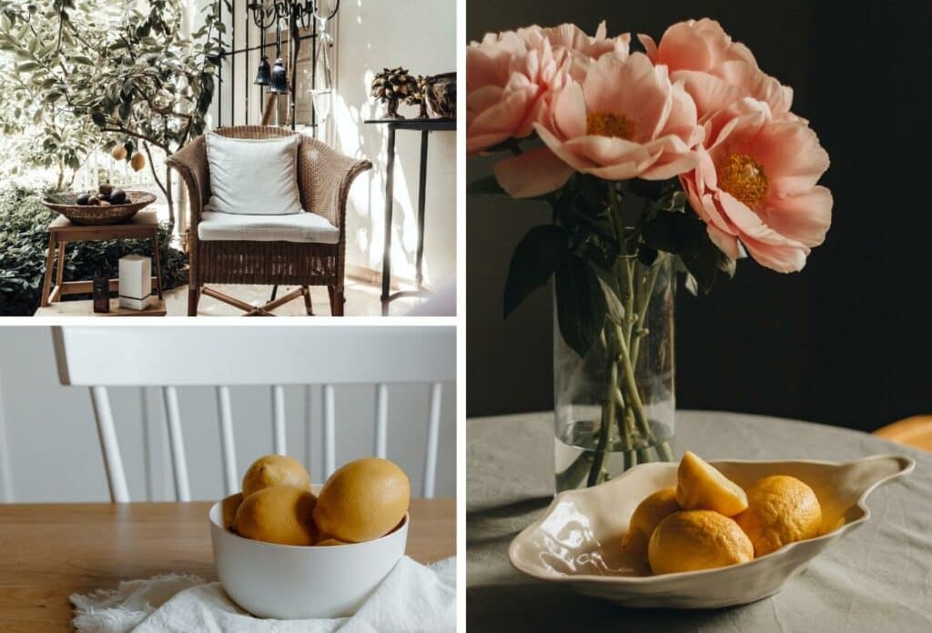 refresh spring home decor with citrus accents