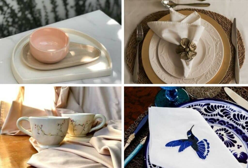 spring tableware