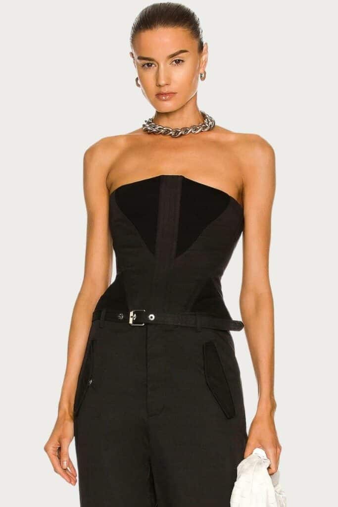 dion lee for frame corset