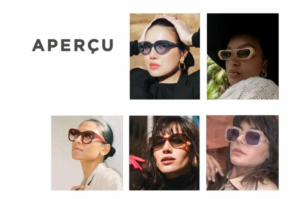 apercu sunglasses brand