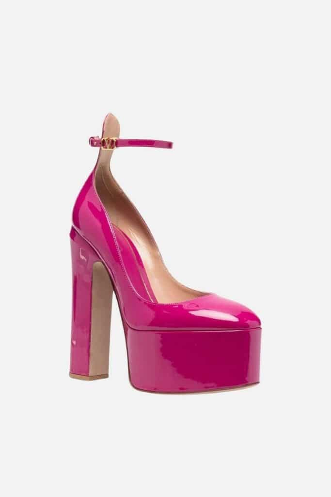 valentino garavani barbiecore platform heels