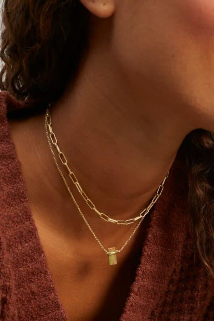 Upwest Layered Element Necklace luxury gifts under $50