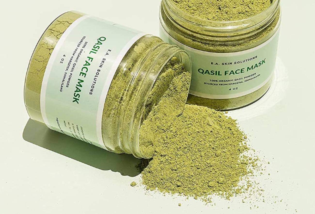 Qasil Powder with Turmeric Face Mask. Ancient Somali skincare routine