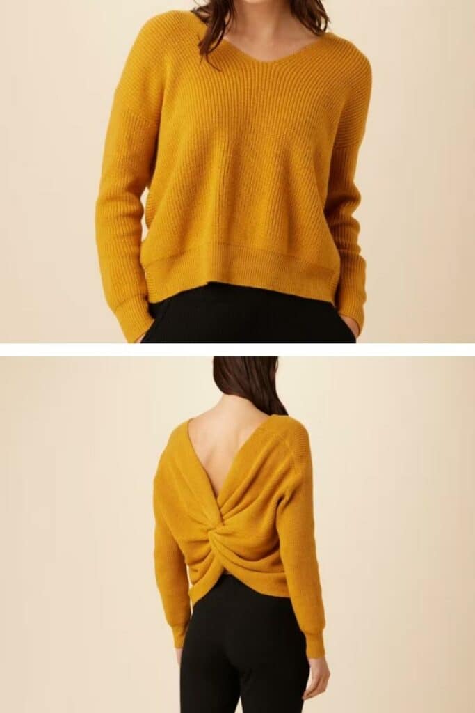 belicia cashfeel wool sustainable sweater