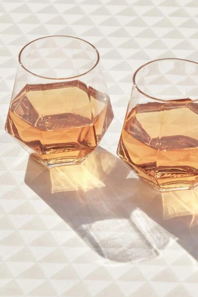 radiant faceted glass set, best luxury gifts, whisky glasses, holiday season