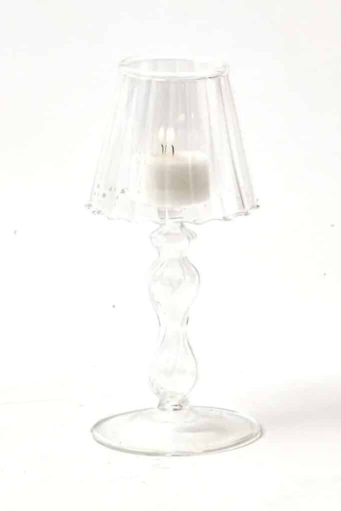 mrs alice glass lantern tealight holder
