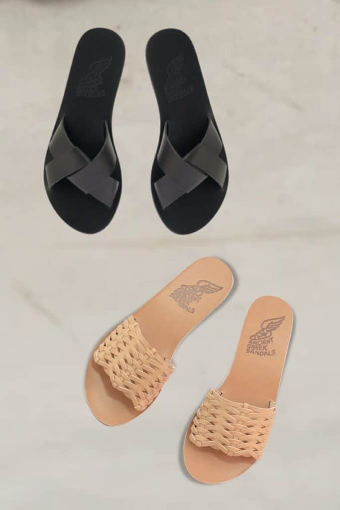 Ancient Greek Sandals Best Handmade Leather Sandals, Cute Summer Sandals, adjustable ankle straps, best sandals, memory foam footbed