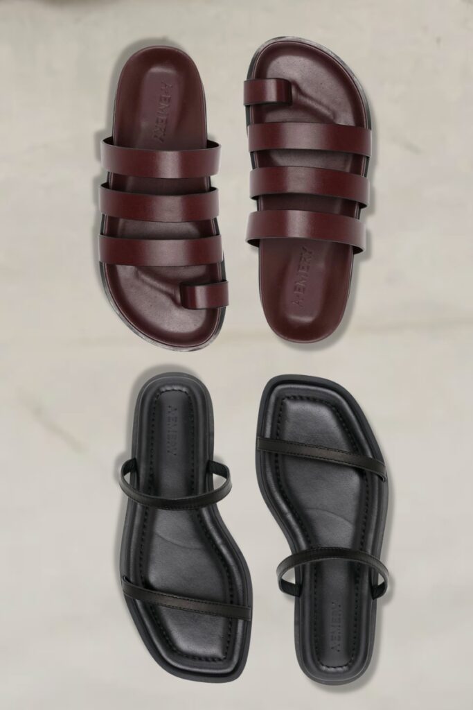 A. EMERY handmade leather sandals, comfortable sandals, stylish sandals