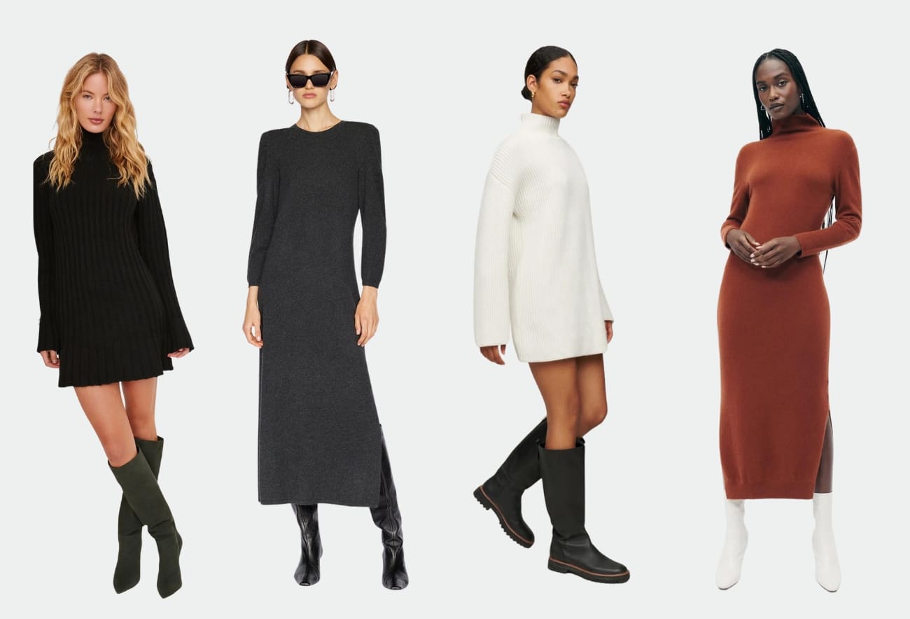 20 Best Sweater Dresses to Look Effortlessly Chic