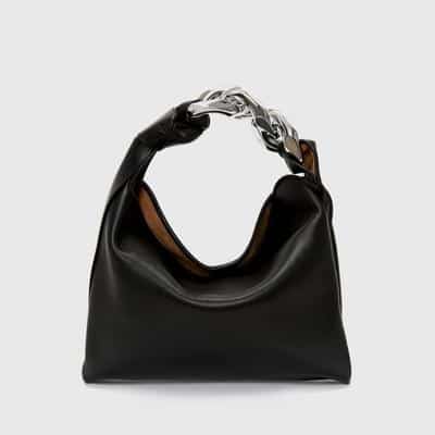 JW ANDERSON black and silver quiet luxury handbags