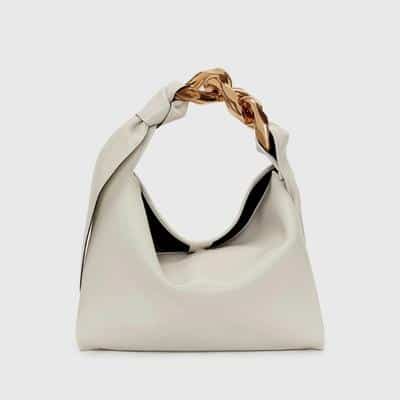 JW ANDERSON chain bag cream and gold