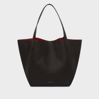 MANSUR GAVRIEL everyday soft tote black quiet luxury handbags