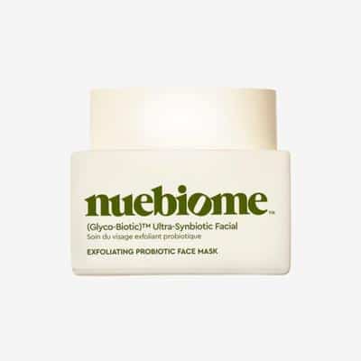 nuebiome exfoliating probiotic face mask - at home facial