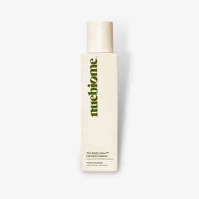 nuebiome the biotic glow hydrating toner, apply with cotton pad for your skin needs with detoxifying ingredients