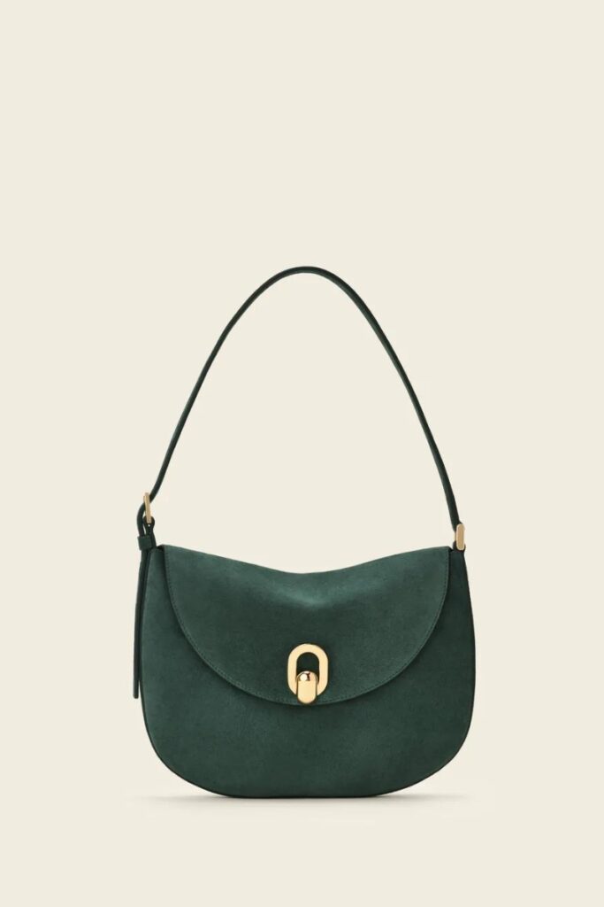 savette tondo hobo in forest suede valentine's gifts