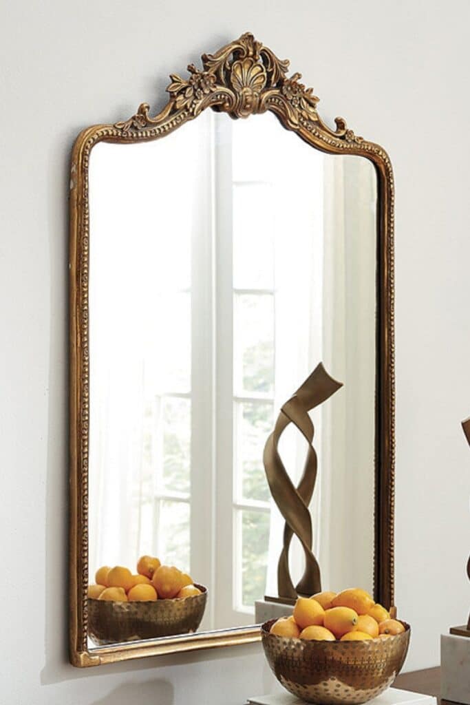 ballard designs beaudry gilded mirror