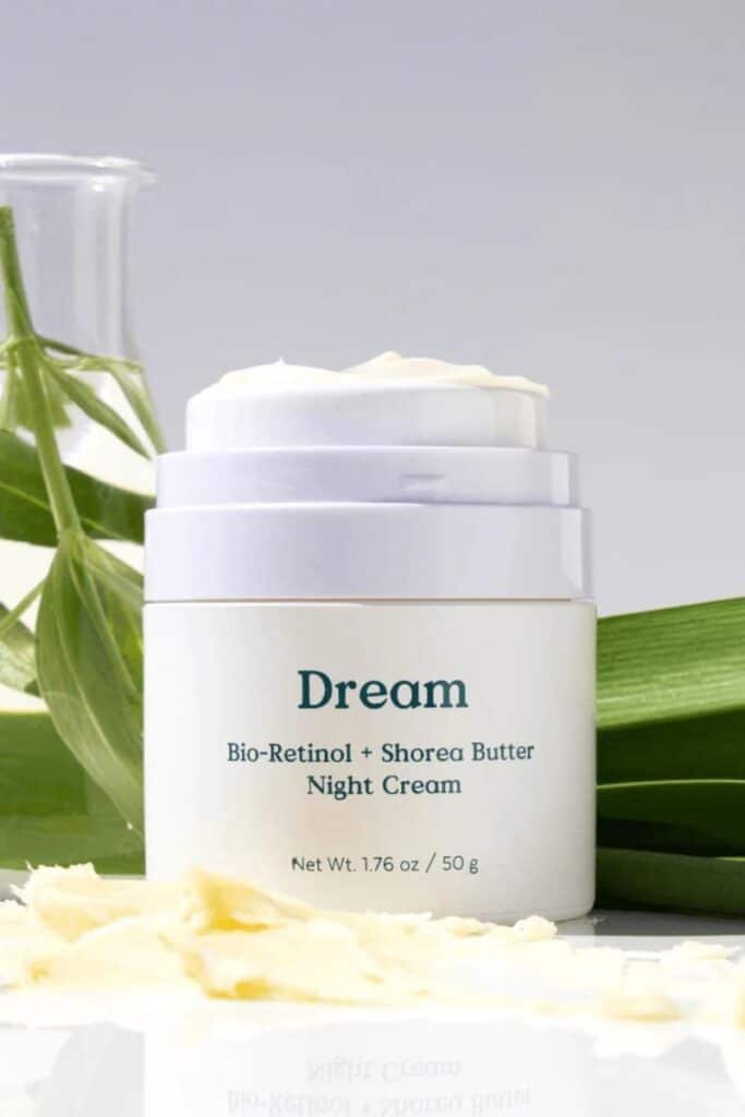 Three Ships Dream Bio-Retinol + Shorea Butter Night Cream, cruelty free, colloidal oatmeal skin care, non irritating, whole host of benefits