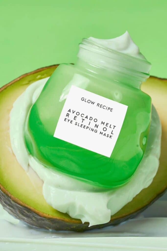 Glow Recipe Avocado Melt Retinol Eye Cream, use retinol derived ingredients