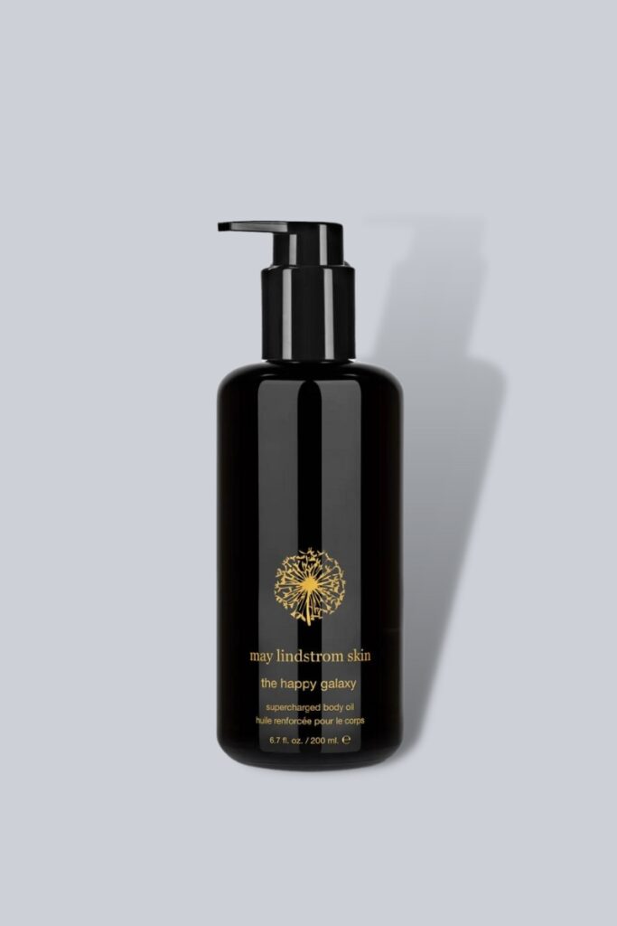 may lindstrom skin the happy galaxy supercharged oil, hydrating body lotion