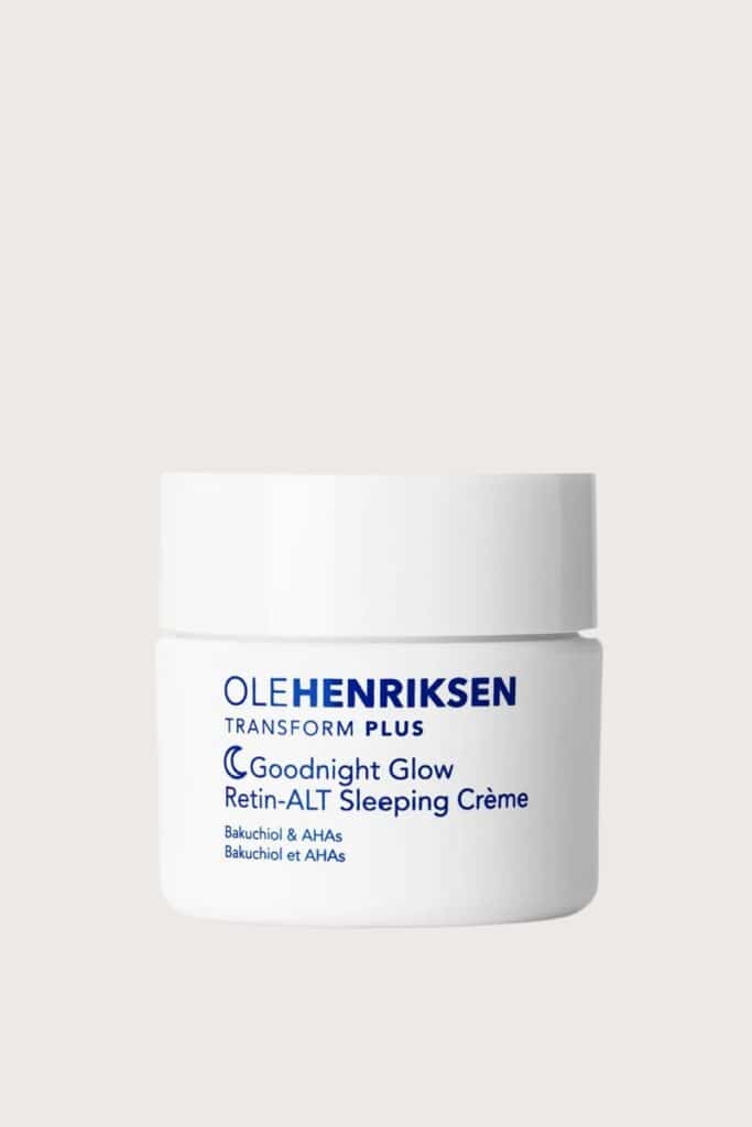 Ole Henriksen Goodnight Glow Retin-ALT Sleeping Creme, vegan and cruelty-free, key ingredients, worth the high price tag, unique blend , oil free
