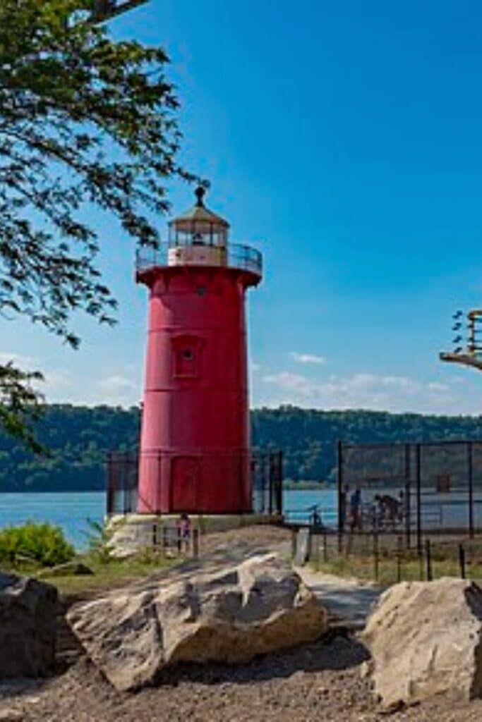 the little red lighthouse, best hidden gems, new york harbor, east river, covered pathways, central square, life underground, george washington bridge, hudson river, red lighthouse, red lighthouse, red lighthouse, paley park, paley park, forest hills, forest hills, forest hills, forest hills