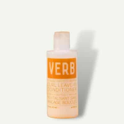 verb curl leave-in conditioner for hair plopping overnight for dry curly hair, apply to damp hair, can even use for straight hair