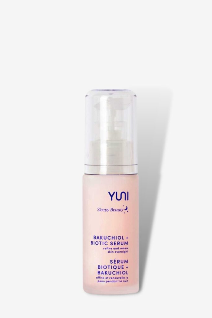 yuni biotic serum, oily skin, bakuchiol serum, alternative to retinol