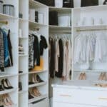 how to build a sustainable capsule wardrobe, clothing closet,