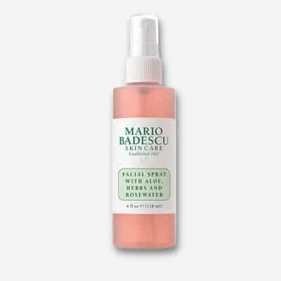 mario badescu 
Facial Spray with Aloe, Herbs and Rosewater, skin flooding method
