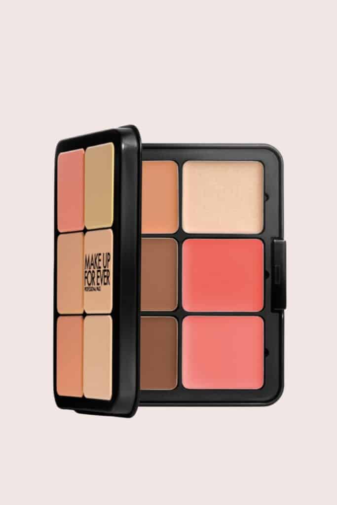 makeup forever hd skin all-in-one face palette makeup palette, contour palette, hide dark circles, cream contour, face palettes, color corrector, cream products, no eyeshadow palette, sleek case with full coverage