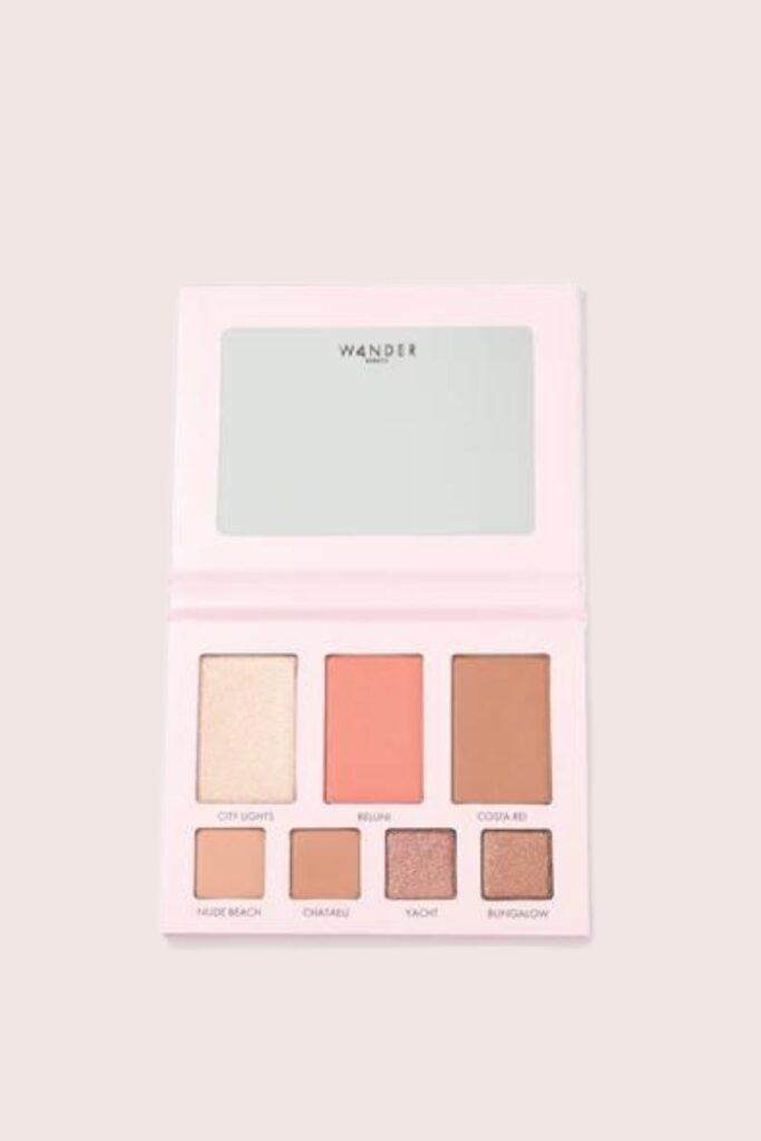 wander beauty getaway eye and face palette makeup palette