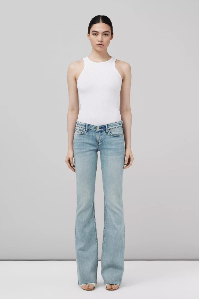 rag and bone kinsley low rise flare jeans