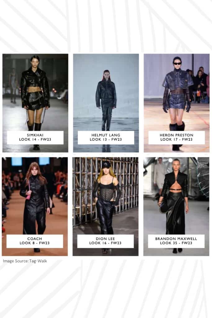 biker fall fashion trends 2023, tory burch, stella mccartney, bottega veneta, vivienne westwood