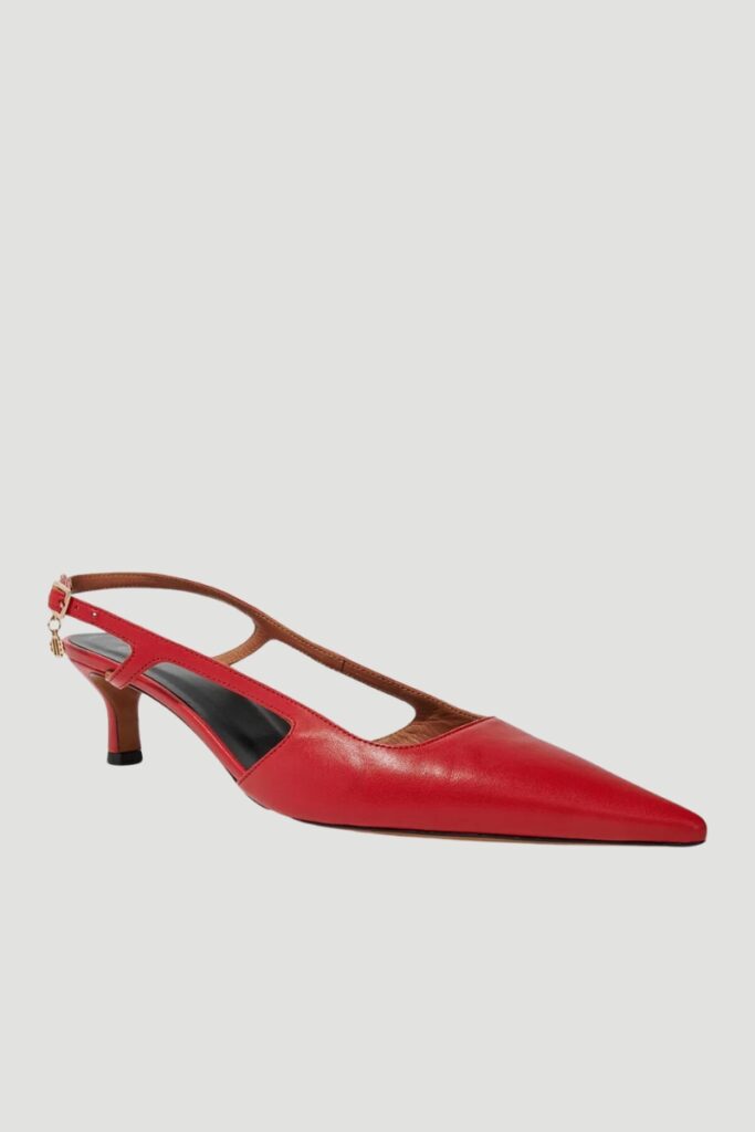 maje fayna red slingback heels red kitten heels