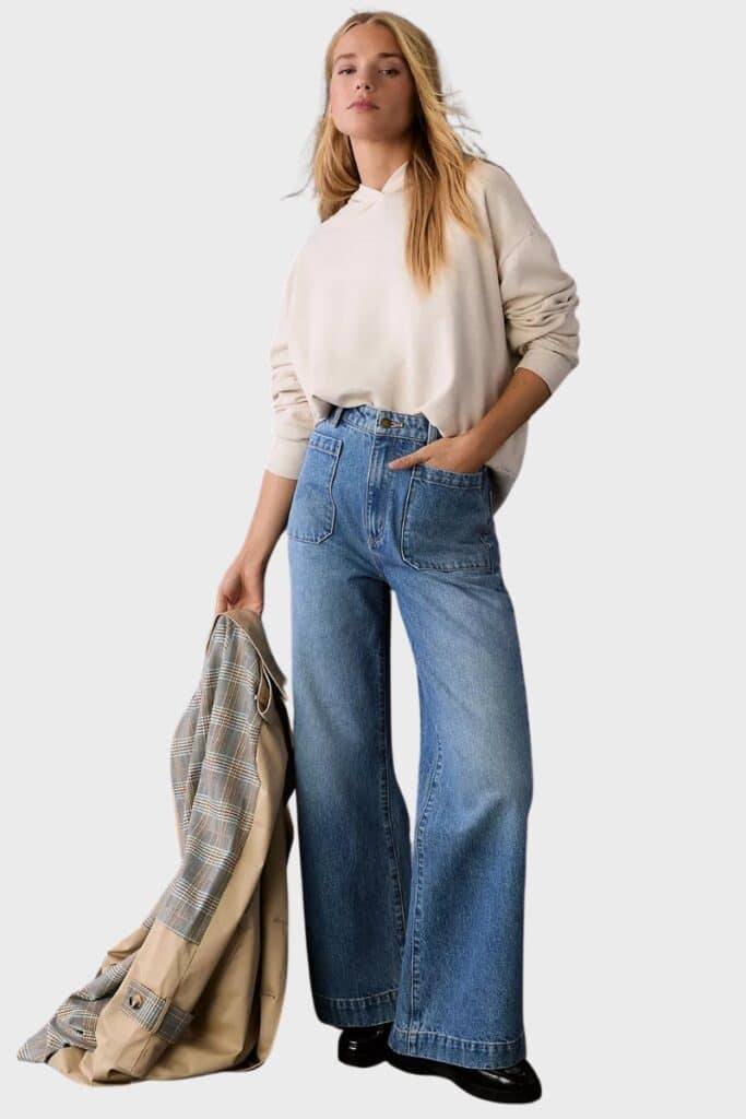 Anthropologie Rolla's Saoilor High-Rise Jeans, not skinny jeans, capsule wardrobe