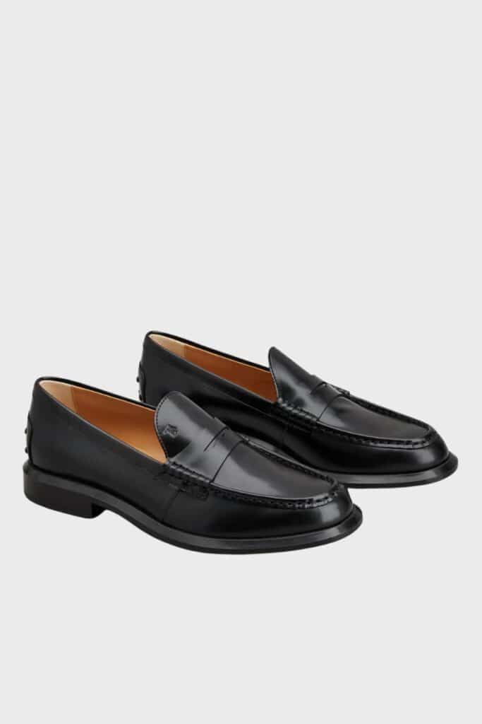 tods loafers winter wardrobe essentials, also good for warm winter days
