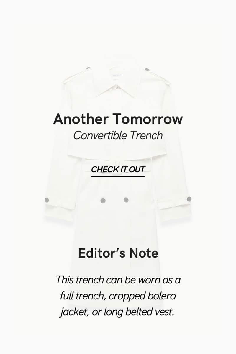 Another Tomorrow Convertible Trench
