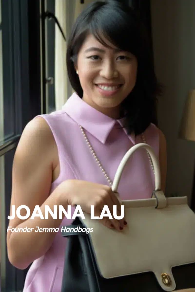 joanna lau founder of jemma handbags