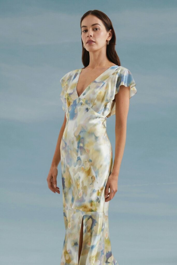 rails dina dress difused blossom - unique floral clothing spring, unique spring floral clothing