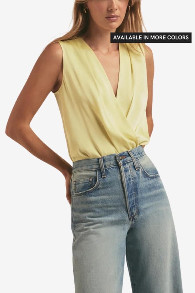 favorite daughter sleeveless blouse, affordable designer blouses under $200