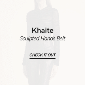 khaite sculpted hands belt