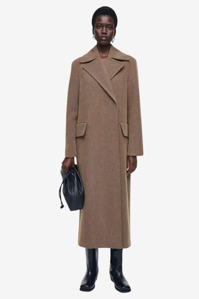 COS Tailored Herringbone Coat - $450