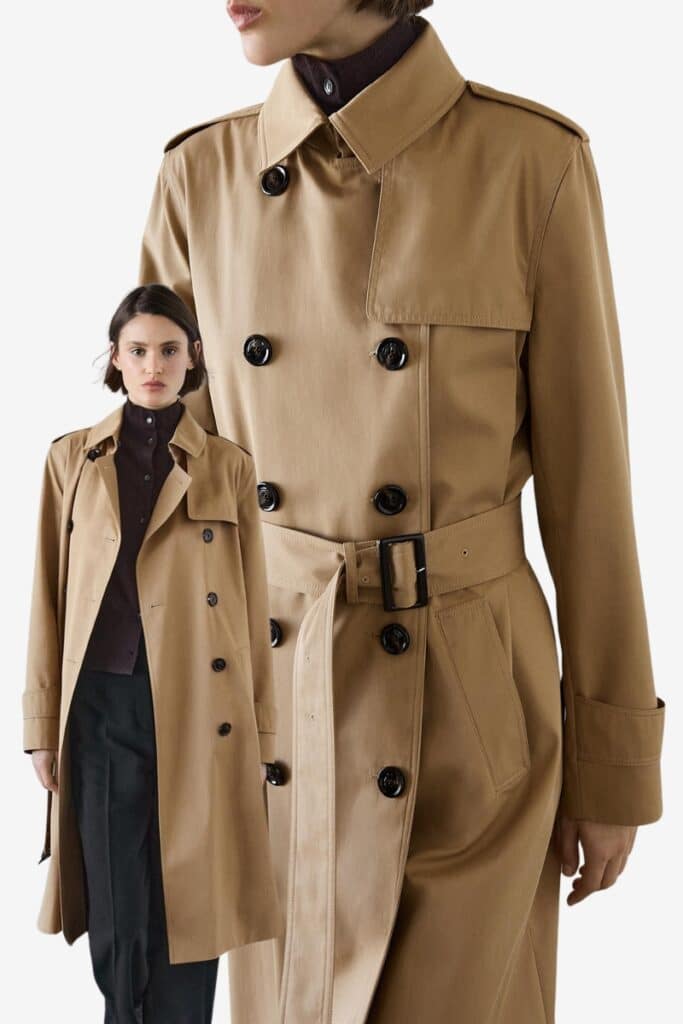 Massimo Dutti 100% Cotton Trenchcoat-9