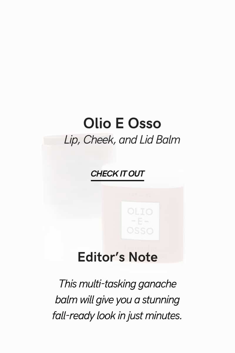 Olio E Lip Cheek and Lid Balm - Fall Lip and Cheek Balm - 2024 Fall Beauty